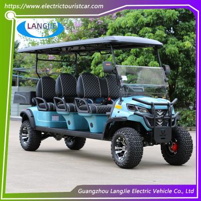 China Clubwagen 6 Passagiers 48V Clubwagen Utility Cart AC Motor Club Auto Utility Vehicle Voor hotel Te koop