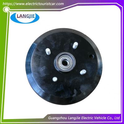 China Factory Four Wheel Golf Car Spare Parts Marshel For Front Brake Drum With Bearing Assembly for sale