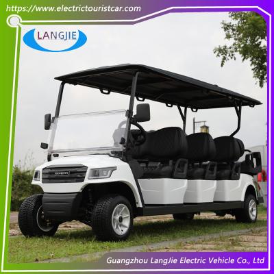 China 4 Wheel AC Motor Buggy Golf Cart With 48V Dry Battery 8 Passenger Golf Cart For Hotel for sale