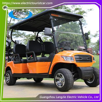 China CE Certificated With Roof 4 Seats Cheap Electric Golf Carts Price With 48V Battery for sale