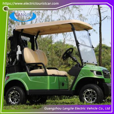 China Safety Electric Golf Buggy 2 Seater Electric Car AC Motor With Free Maintain Acid Battery for sale