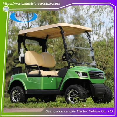 China Powerful Electric Golf Club Car 2 Seater With AC Motor 48V 5KW Low Speed Golf Car for sale