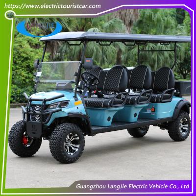 China Customized 48 Volt  6 Seat Street Legal Golf Electric Cart Safty Used For Children for sale