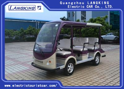 China 8 Person Electric Shuttle Car With 5kw DC Motor Zero Pullution Customized Color for sale