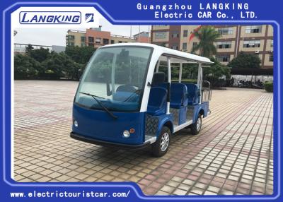 China Multi - Purpose Electric Sightseeing Bus Yellow 11 Seater Fiber Glass Body for sale