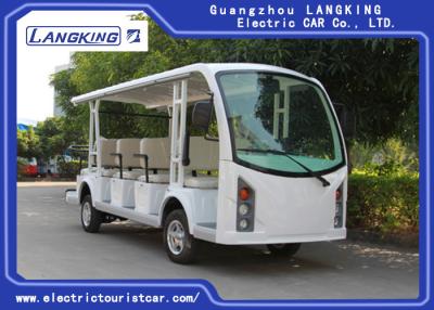 China Battery Operated 4 Wheel Electric Shuttle Bus 48V Motor Suits For Transportation for sale