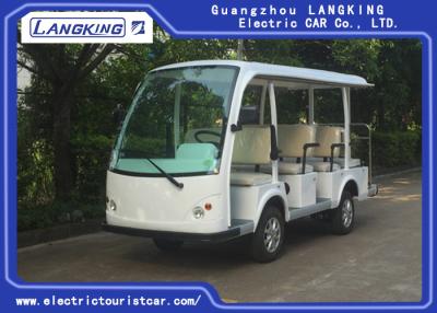 China Fashion White 11 Person Electric Sightseeing Bus For Hotel / Real  Estate for sale