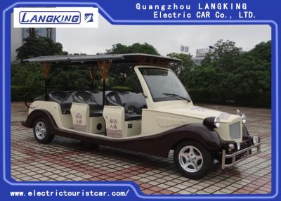 China Coffee White Colour Electric Vintage Cars 4 Rows For Wedding Place 25% Climbing Ability for sale