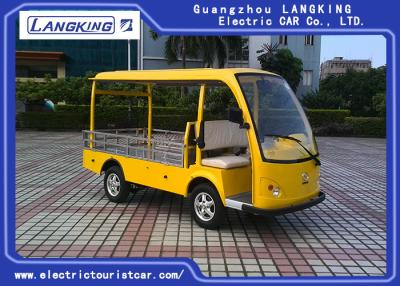 China 2 Seater  Golf Cart  Yellow  ADC 48V 5KW Acim Electric Utility Carts Luggage Cart for sale