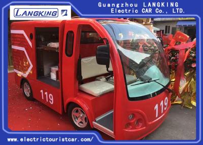 China Single Cylinder Gasoline Engine Electric Firefighter Truck Max Speed 28km/H for sale