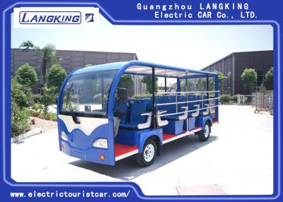 China 23 Seats Electric Shuttle Car High With Impact Fiber Glass Body & Roof 8 ~ 10h Recharge Time for sale