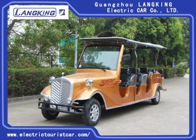 China 8seats Passenger 48V Battery 4KW Motor Electric Vintage Cars For Large Park Resort for sale