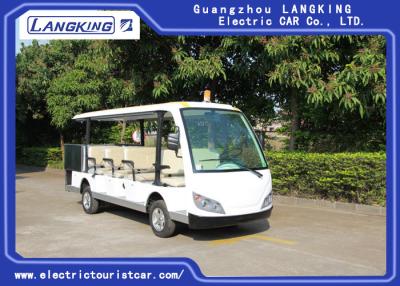 China 14 Seater Electric Tourist Car With Fencing Cargo Box / Battery 6V * 12PCS for sale