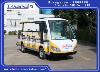 China 14 Person 4 Wheels Electric Tourist Car For Resorts ,Villas , City Walking Street for sale