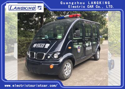 China Black 6 Seater  Electric Patrol Car 18% Climbing Ability Load Model X065 for sale