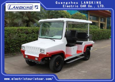 China Red / White Five Seats Electric Patrol Car With Bucket HS CODE 8703101900 for sale