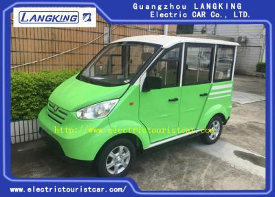 China Dark Green 48 Voltage Electric Sightseeing Car , 4 Wheel Electric Golf Cart for sale