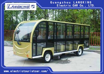 China 18 Seater  Electric Sightseeing Bus For Campus / Villages / Airports / Terminal 72V 6.3KW DC Motor for sale