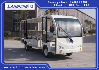 China 18 People Electric Shuttle Car With Effective Shock Absorb Without Door for sale