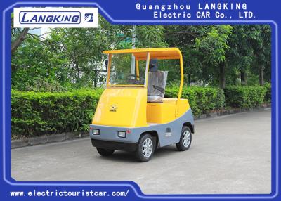 China 5 Ton 1 Seats With Roof Electric Towing Tractor For Factory 48v / 3kw Motor for sale