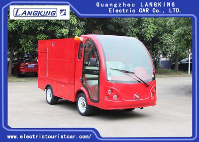 China 3.5 Meters Electric Fire Engine Car / Electric Freight Car 2 Seats 70km Range Dry Battery With Toplight for sale