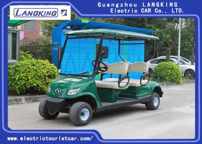 China Green 48 Volt 3KW DC Motor 4 Seater Golf Buggy / Electric Club Car for sale