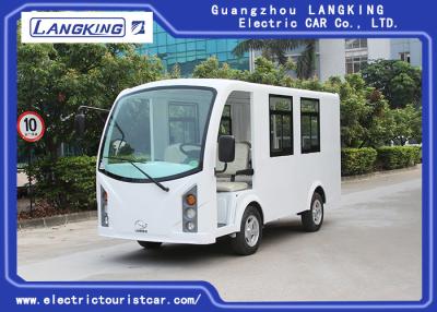 China Low Speed 48V 5KW Electric Ambulance Car / Mini 4+1 Bed Seats Electric Shuttle Bus for sale