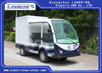 China Balck Seats Electric Freight Car / Electric Truck Van with cargo loading 450KGS Max.Speed 28km/H for sale