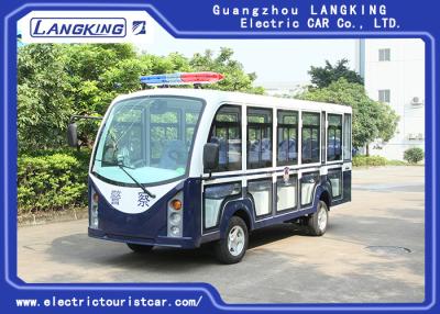 China Closed Mini Electric Sightseeing Car 72V AC Motor With 14 Seaters Toplight / Dry Battery for sale