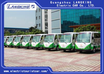 China 11 Persons Village Electric Shuttle Car 72V / 5KW AC Motor Range For 100km for sale