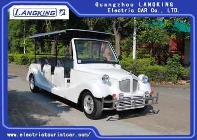 China 11 Passenger Electric Vintage Cars / Mini Battery Powerd Bus With 72V AC System Left Steering for sale