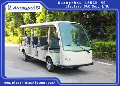 China Low Speed 72V 5.5KW Mini Electric Sightseeing Car / 14 Seats Electric Shuttle Bus for sale