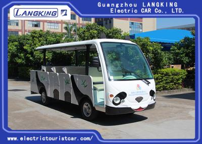 China 14 Seater Electric Shuttle Car Equipped With Effective Shock Absorb With Door for sale