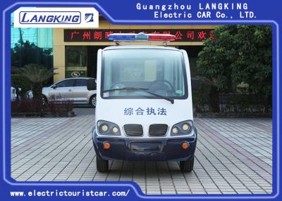 China Closed Door 6 Seats Electric Patrol Car 18% Climbing Ability Load  48V/4KW DO MOTOR Electric Car for sale