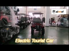 fashion 14 person electric tourist car max forward speed 30km/h for hotel