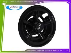 8-Inch Golf Cart Yamaha Black Circular Wheel Hub Cover Parts