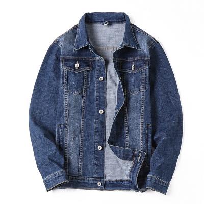 China Autumn European Style Wholesale Men's Clothing Men's Jeans Jackets QUICK DRY Outerwear Coats Cheap Ripped Denim Jacket Pockets Jeans Coat for sale