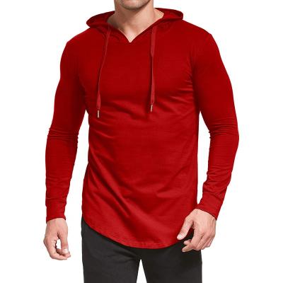 China 2021 Wholesale Mens Fashion Fleece Anti-wrinkle Technology Pullover Private Red Logo Blank Logo Cotton Men Hoodies Wholesale Mens Hoodies for sale