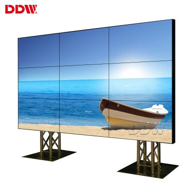 China 55 Inch Indoor LCD Video Wall TV LG Panel 500 Nits Competitive Price Made LCD Video Wall For Shopping Mall for sale