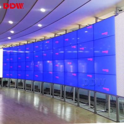 China 46 Inch 1920X1080 FHD 3.5mm DP Loop 500nits Curved Lcd Indoor Indoor Video Wall For Control Room for sale