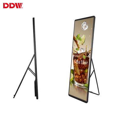 China indoor portable digital display p2 led poster digital poster led display p2.5 led poster p3 led tv mirror screen for sale