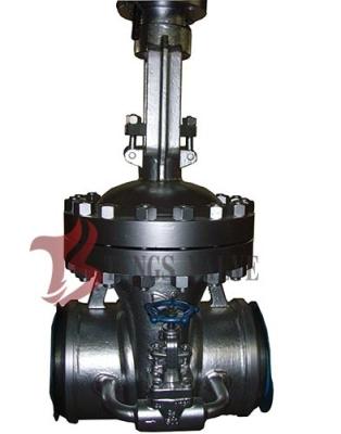 China Cast Steel Flex / Solid Wedge Gate Valve With Bypass Valve HF Seal API / DIN Standard for sale