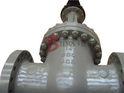 China Petrochemical Industry Cast Steel Gate Valve 600LB Bolted Bonnet Design for sale