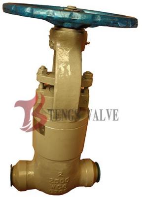 China Pressure Sealing Cast Steel Gate Valve for High Pressure ANSI 1500LB / 2500LB for sale