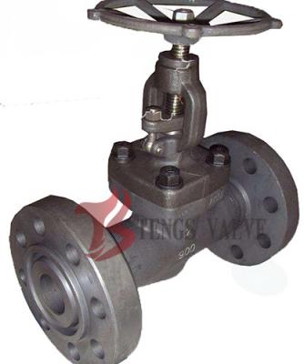 China Plug Disc Dn50 Industrial Globe Valve , Flanged RTJ End Carbon Steel Globe Valve for sale