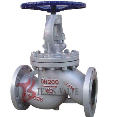 China Industrial Rising Stem Globe Valve Manual Cast Carbon Steel WCB Dn200 Pn40 for sale