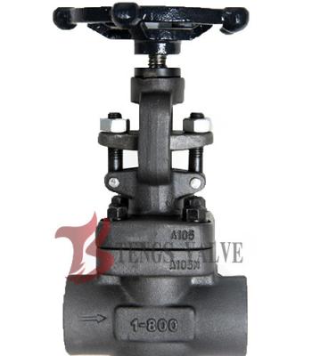 China Metal Seat Forged Steel Globe Valve Handwheel Operated J11H CL800 SW / NPT for sale