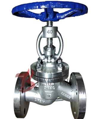 China Straight Body Din Globe Valve Metal Seal With Bolted Bonnet Rising Stem for sale