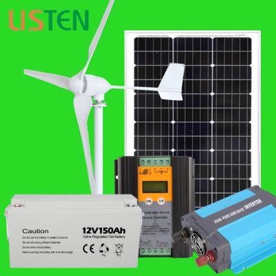 China Home 3000w 5000w 8000w Off Grid Home Solar Power System Mini Home Wind Solar Station 3kw Kit Off Grid Home Solar Power System for sale