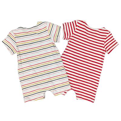 China Breathable Made In China Top Quality Girls Custom Baby Striped Romper for sale